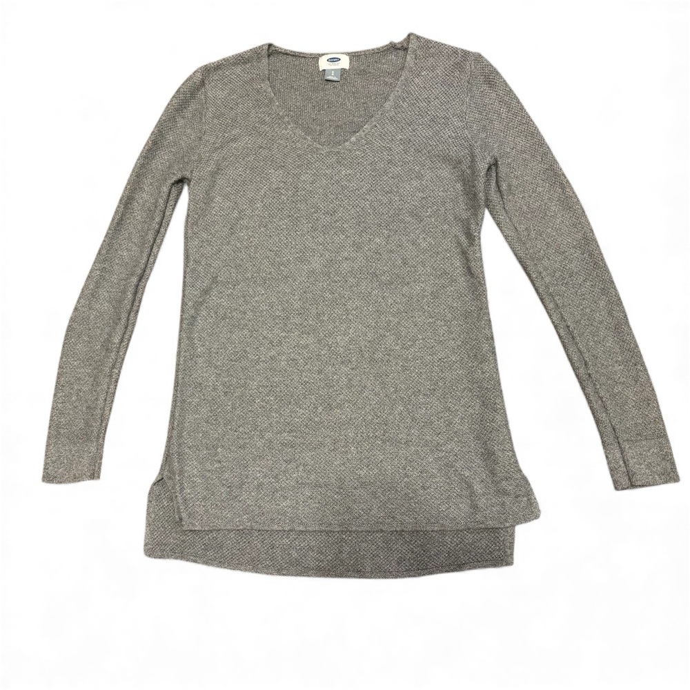 Old Navy Gray V Neck Sweater